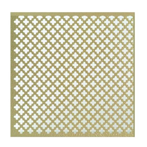 cloverleaf metal sheet|perforated aluminum sheet home depot.